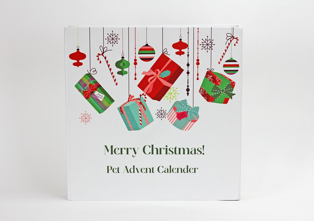 Midlee 12-Day FILLED Christmas Advent Calendar for Cats