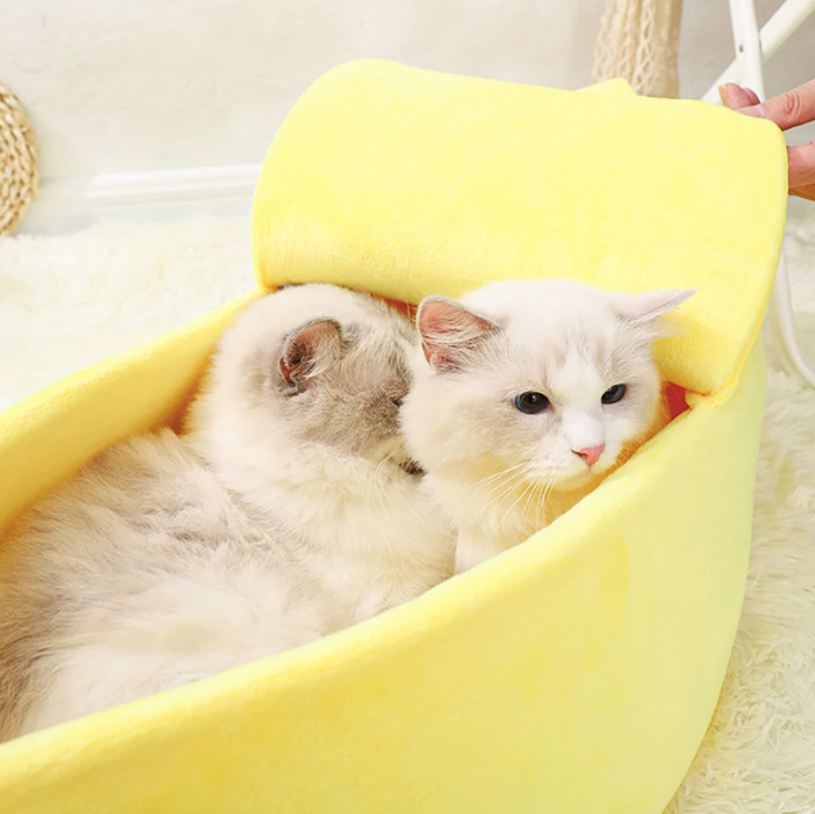 Banana Shape Pet Bed House
