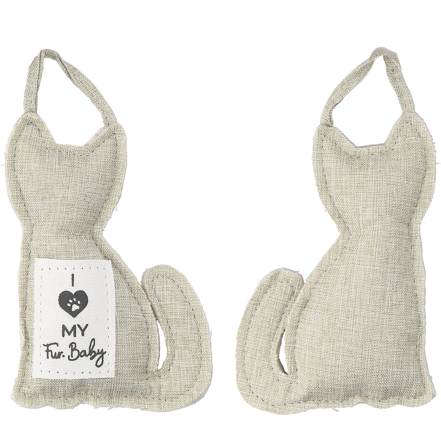 The Cat - Canvas Tweed Stocking with Mini Ornament