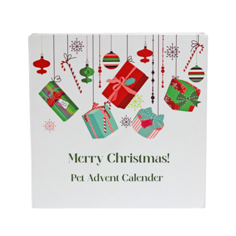 Midlee 12-Day FILLED Christmas Advent Calendar for Cats