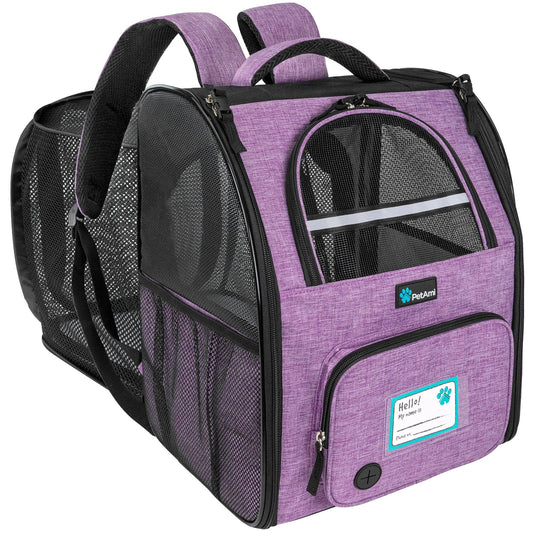 Expandable 3-Way Entry Pet Carrier Backpack